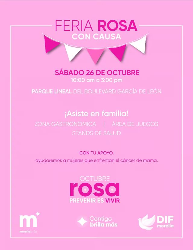 Este fin de semana habrá Feria Rosa en el Boulevard, en apoyo al cancer de mama 1 2f5394e7 335c 45e8 b3b9 7c31dc4dafb7