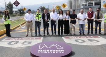 Inaugura Bedolla rehabilitación de carretera Zacapu-Panindícuaro para beneficio de 100 mil personas