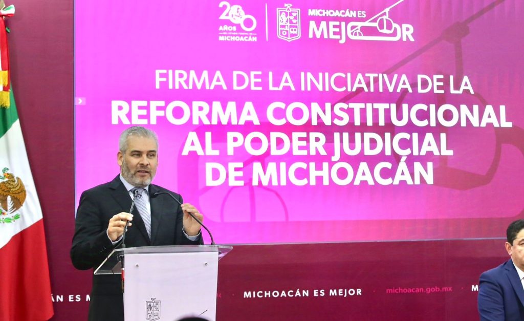 Jueces y magistrados por voto popular; Bedolla firma iniciativa de reforma al Poder Judicial 1 778cde1d 2201 4563 838a b7fa4dd968d9
