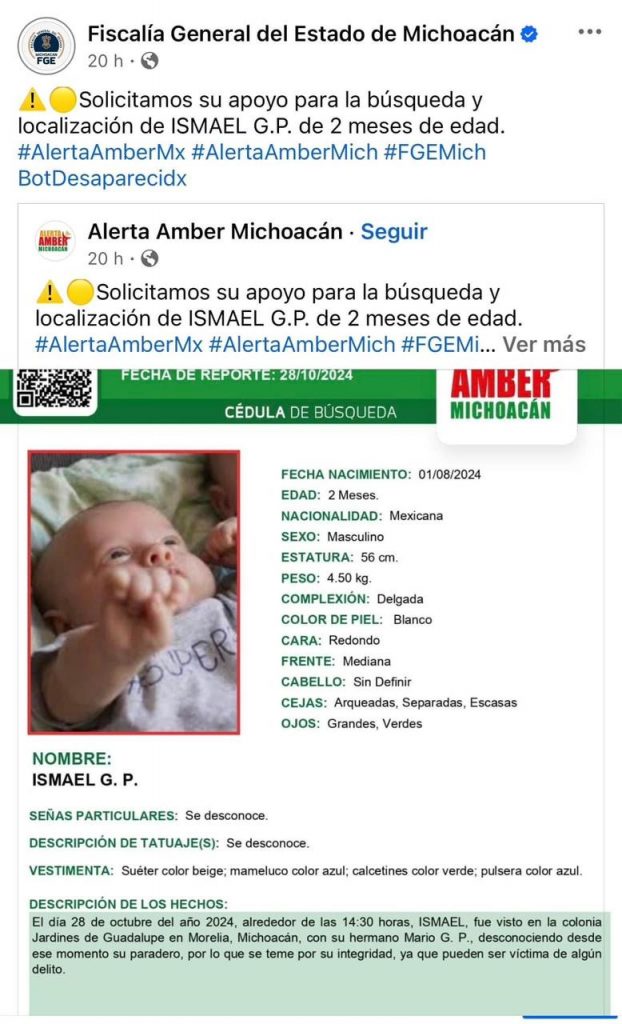 Revolución Social expone falsedad de Alertas Amber por la búsqueda de dos bebés 2 99090a7b 17bc 4ae1 868b ce70e639a6d0