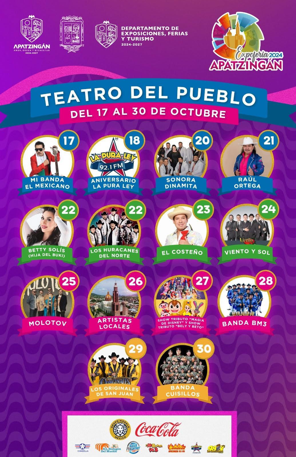 Apatzingán anuncia sus Fiestas Octubrinas; espera 150 mil visitantes 1 Imagen de WhatsApp 2024 10 08 a las 16.05.06 7c2684c4