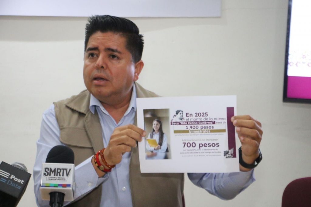 Beca “Rita Cetina” apoyará a 204 mil estudiantes de secundaria en Michoacán. 1 d16878f5 77c9 4ece b6ca a71eeafaa957