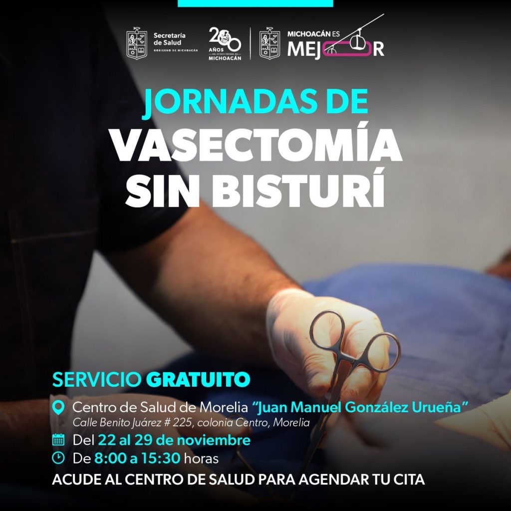Con cirugías gratuitas conmemorará SSM el Día Mundial de la Vasectomía 1 0472baa9 0808 4927 8474 0639c05cc748