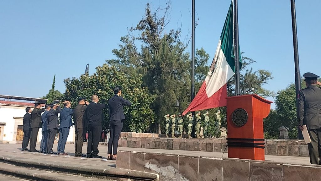 Ejército Mexicano realiza Izamiento de Bandera en Morelia 3 10427ee1 5db4 418e 9d14 9af817f2e41c