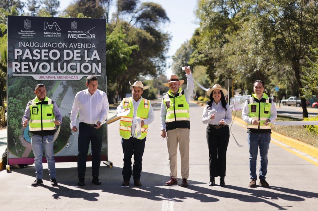 Inaugura Bedolla rehabilitación de avenida Paseo de la Revolución en Uruapan 1 355bd297 b27b 45ed b869 355bb2215571