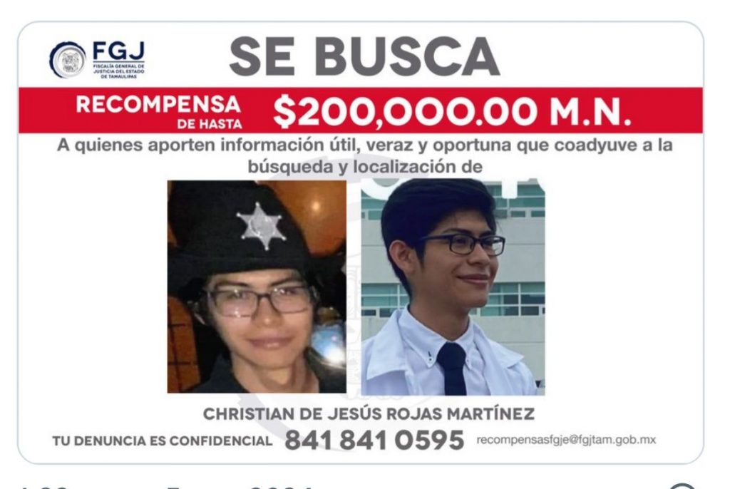 FGJ de Tamaulipas ofrece 200 mil pesos de recompensa por información del presunto agresor de Melanie 1 9b621358 2d09 4f8c a16c a9348f1c0be9