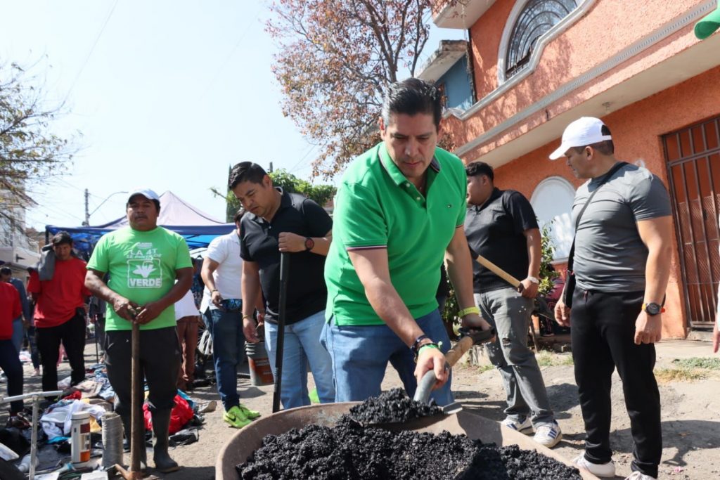 PVEM tapa los primeros 100 baches en Morelia; se avanza en mejores vialidades 1 a8db6967 7ee6 4cd0 9bb1 29acbeb10536