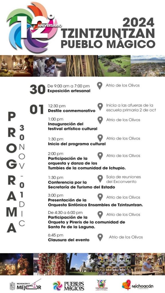 Conoce las actividades que tiene Tzintzuntzan por sus 12 años como Pueblo Mágico 1 cd34e933 32dd 4dbe b0df 7eefc6cc41aa