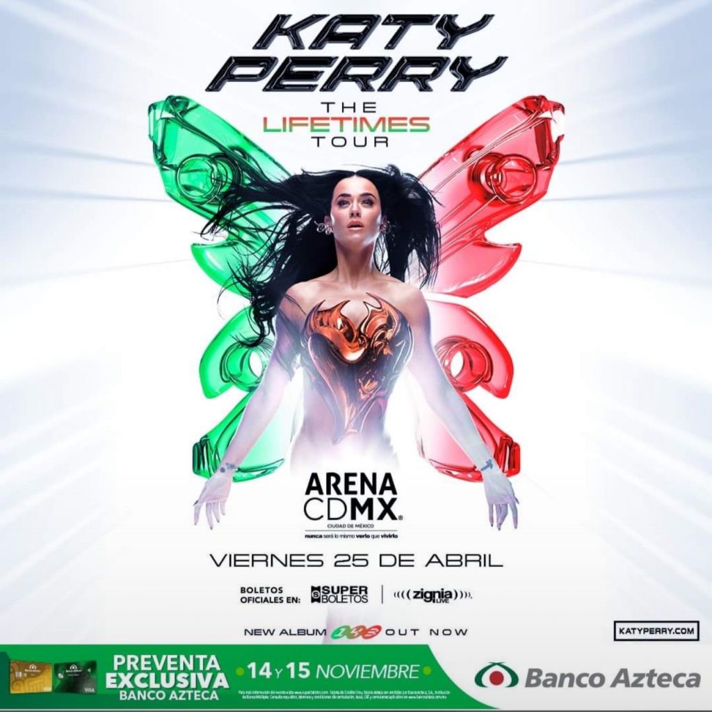 Katy Perry regresa a México con su nueva gira mundial The Lifetimes Tour 1 e4c55651 a9a1 4a42 bd42 2f63ed1a7b4d