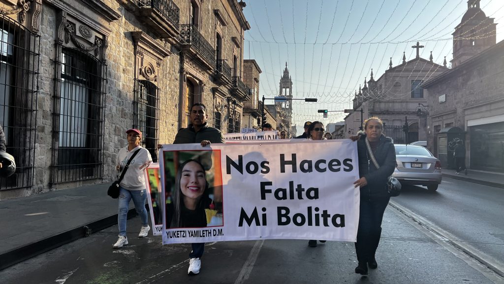 Se manifiestan familiares de Yuketzi Yamileth ; exigen justicia y acción inmediata para su búsqueda 6 IMG 5654