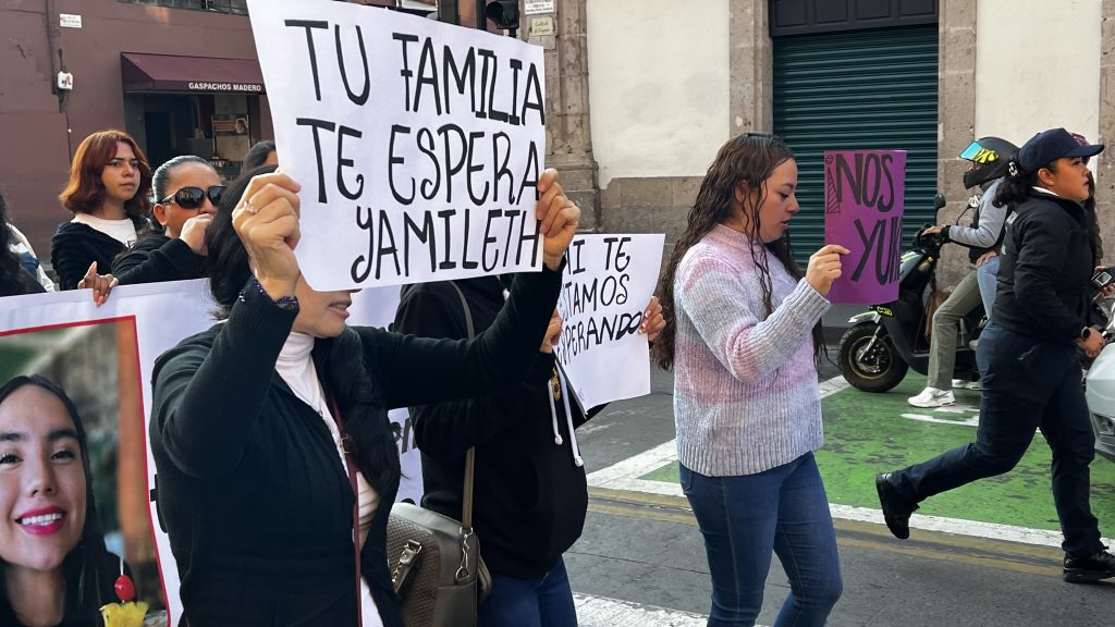 Se manifiestan familiares de Yuketzi Yamileth ; exigen justicia y acción inmediata para su búsqueda 1 IMG 5665