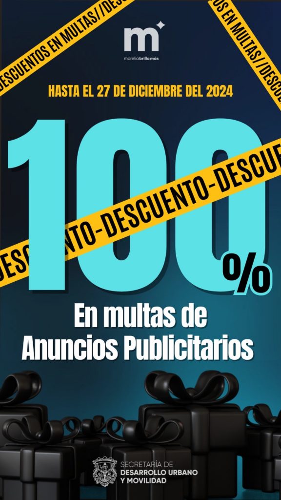 Gobierno de Morelia extiende Buen Fin en pagos de construcción y anuncios publicitarios 1 ad312dd6 5a75 4624 982b 8d251e131510