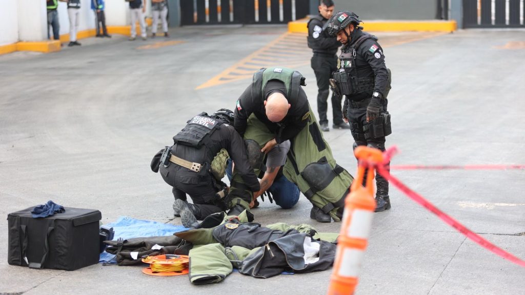 Candado alarma de motocicleta, el causante de la movilización policial afuera de Coca Cola Calzada La Huerta 1 7acefa55 aaba 409a 954a 546caf6f3d4a