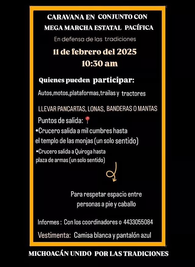 Este martes habrá mega marcha para defender las tradiciones 1 IMG 3740