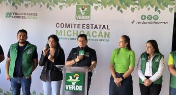 Partido Verde listo para contender solos en Morelia: Ernesto Núñez