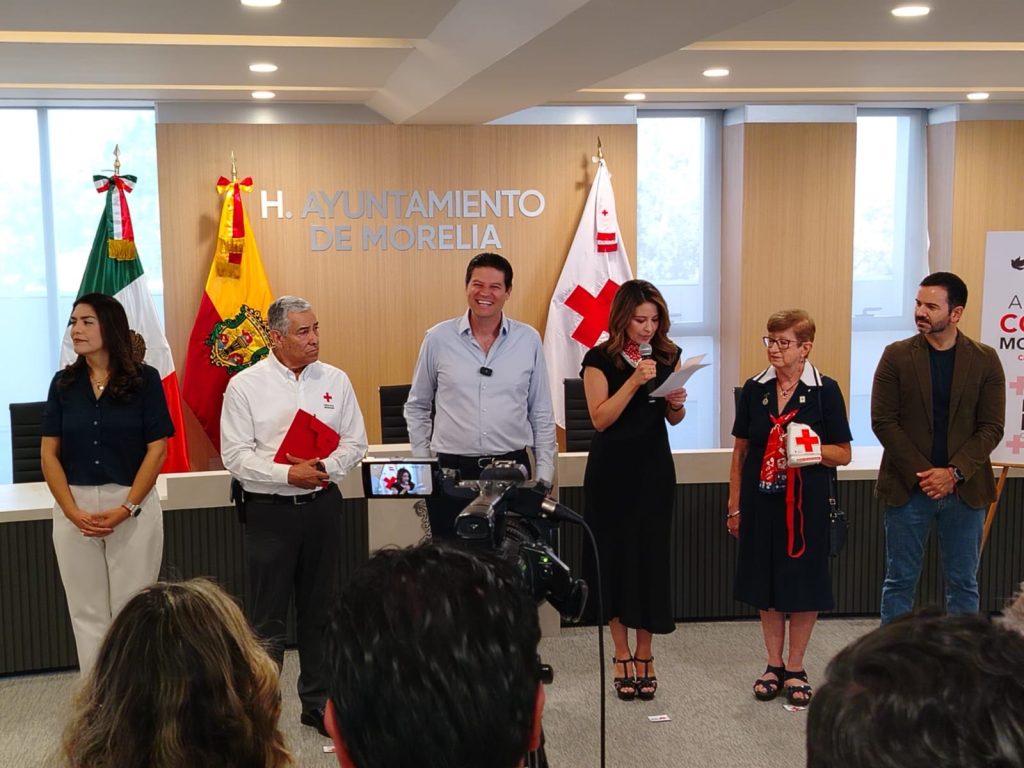 Ayuntamiento de Morelia inicia colecta en beneficio de la Cruz Roja Mexicana 1 2ba79c1e 17d7 47a5 996d 7d85e30f466f 1