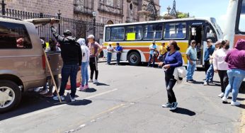 Comuneros de Sevina se manifiestan ante la presunta presencia del Crimen Organizado