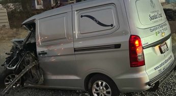 Empleado funerario queda herido tras choque entre carroza y tráiler en la Morelia-Maravatío