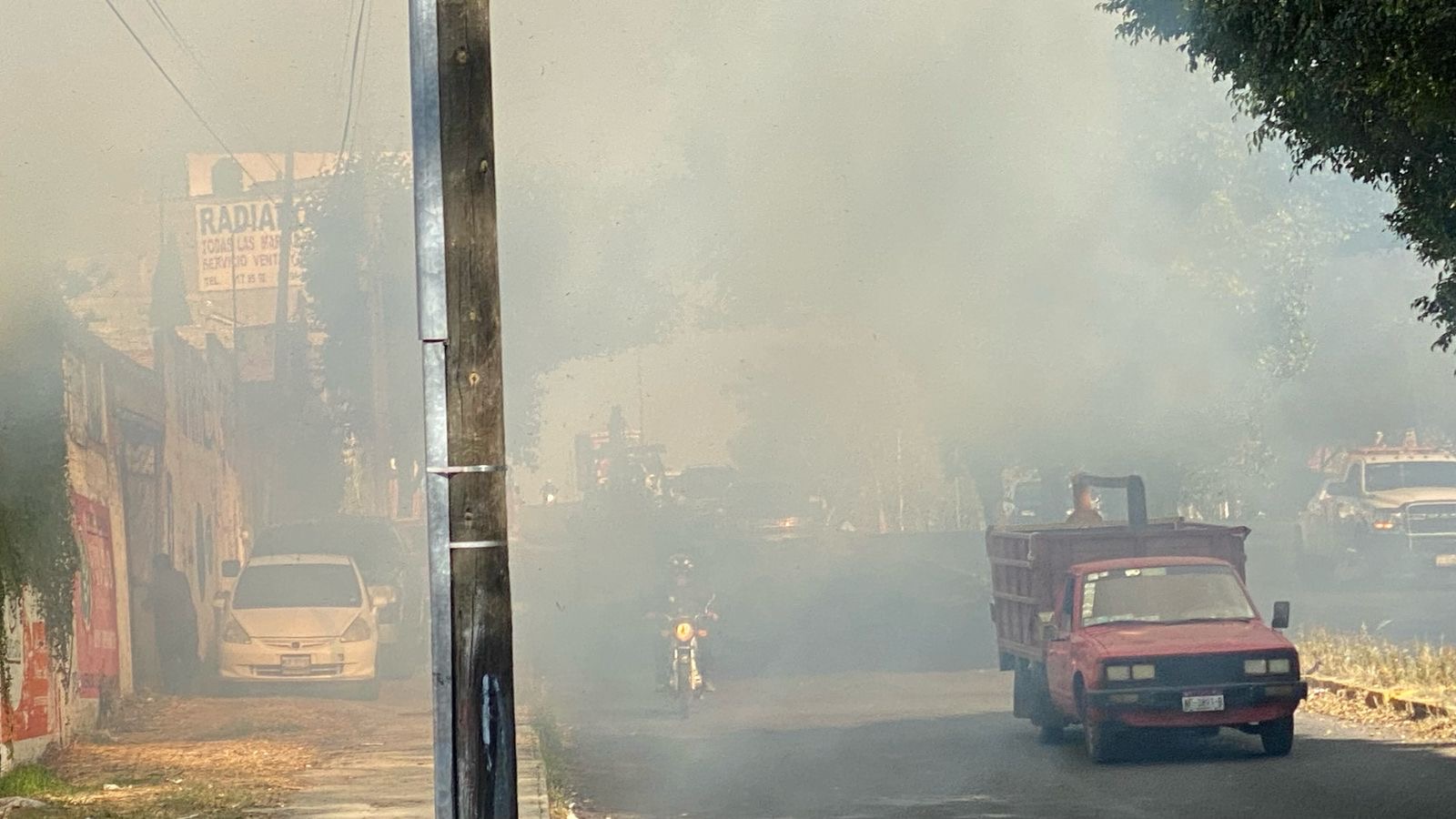 Ocurre otro incendio en pastizal, ahora en la colonia Lago 1 de Morelia