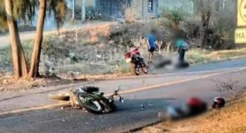 Encontronazo de motocicletas deja 2 jóvenes heridos en Morelia