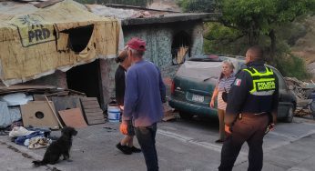 Se registra incendio de domicilio en la colonia Carlos Rivas Larrauri, en Morelia
