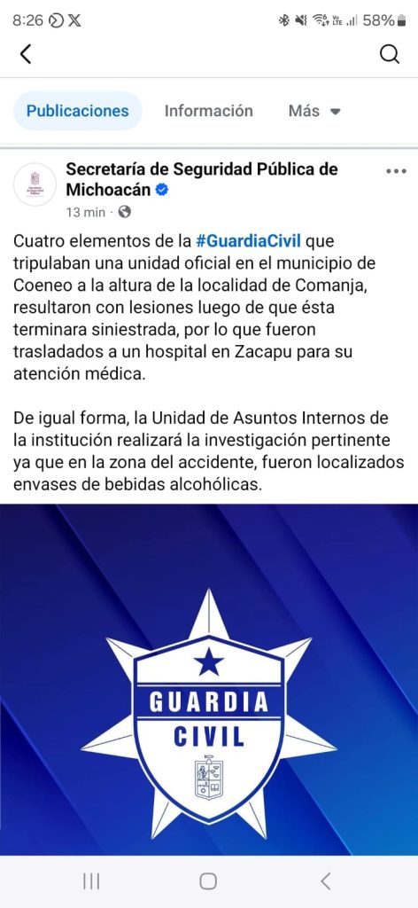 Accidente de patrulla de la GC deja 4 oficiales heridos; hallan envases de bebidas alcohólicas en la escena 1 97e231d8 a7ed 445b bbf6 cf0c83737711