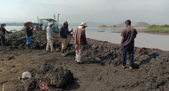 Gobierno estatal arranca empleos temporales para rescate del lago de Pátzcuaro