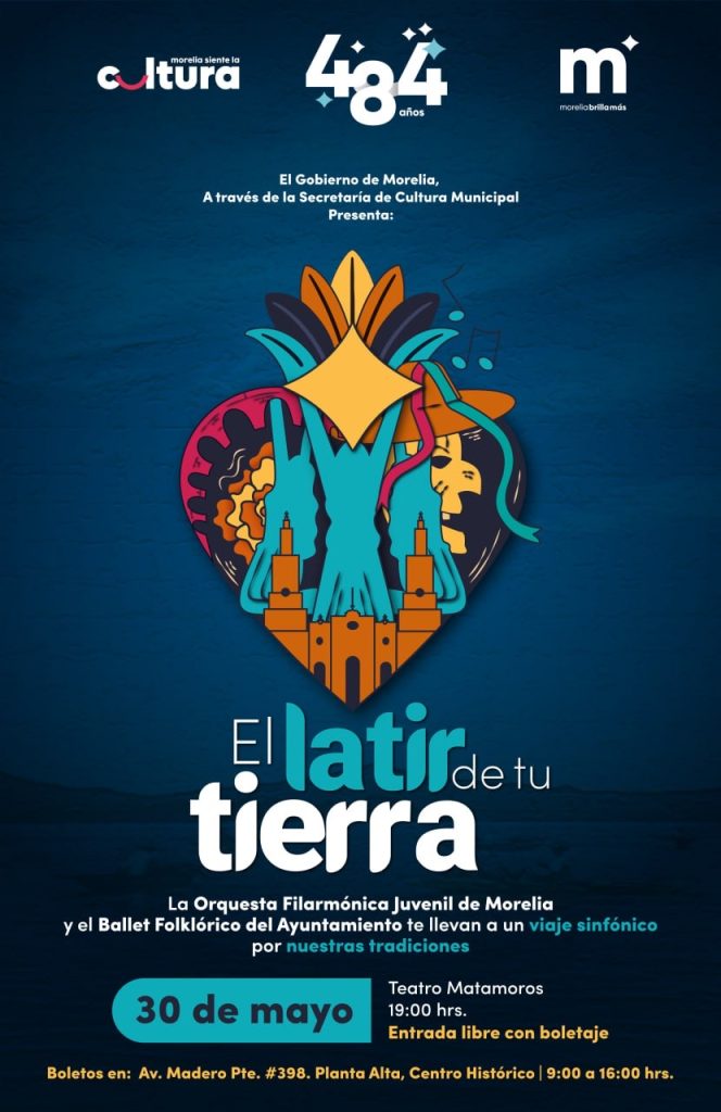 Invita SeCultura Morelia al espectáculo ‘El Latir de tu Tierra’ 1 1bba2306 fe1e 4674 9a62 ef855c5889cc