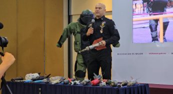 Desactiva Guardia Civil más de 4 mil explosivos improvisados en Michoacán: Capitán Carlos Gómez Ruíz