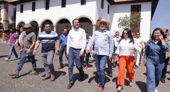 Comerciantes agradecen a Bedolla por nuevo mercado de Pátzcuaro