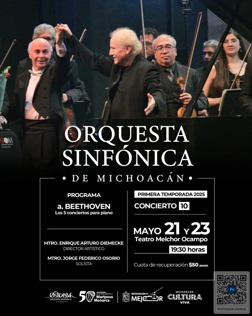 Osidem interpretará concierto para piano de Beethoven en dos conciertos imperdibles 1 cfcd4f8f 17b5 434c b5aa fd4858bd9378